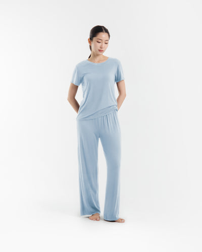 Light Blue Airy Bamboo Relax Set