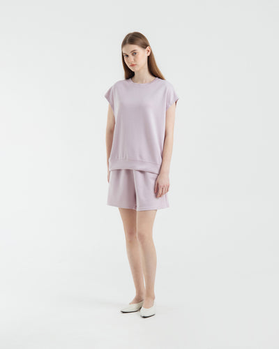 Lilac Bamboo Lyocell Daily Short Set