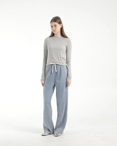 Grey Bamboo Basic Top