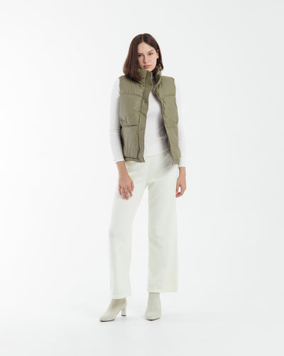 Sage Winter Puffer Vest