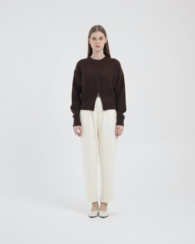 Cream Ultrasoft Winter Relaxed Pants