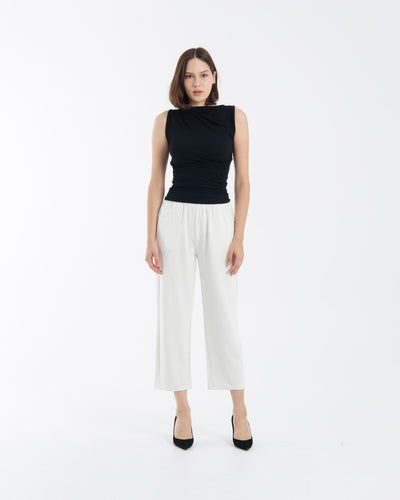 White Ultrasoft Bamboo 2.0 Relaxed Pants