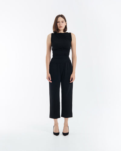 Black Ultrasoft Bamboo 2.0 Relaxed Pants