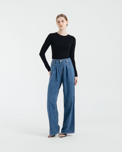 Black Bamboo Basic Top