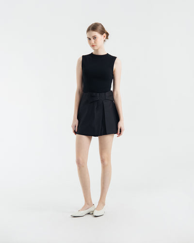 Black Bow Skorts