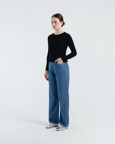 Dark Blue Daily Ultrasoft Bamboo Jeans