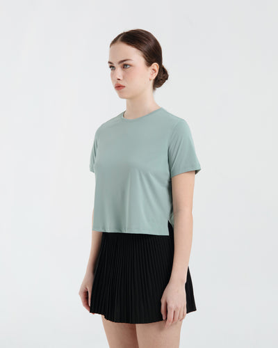 Green Breeze Bamboo Short Sleeve Top