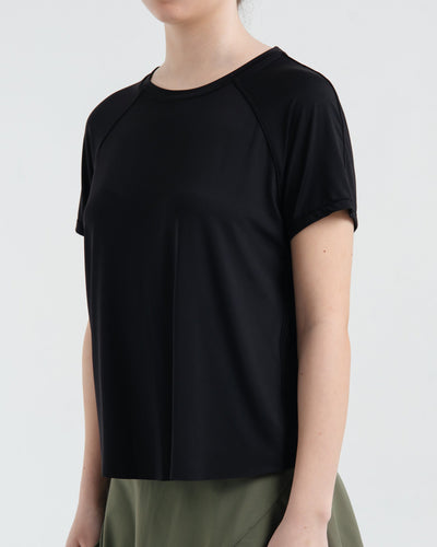 Black Criss Cross Top