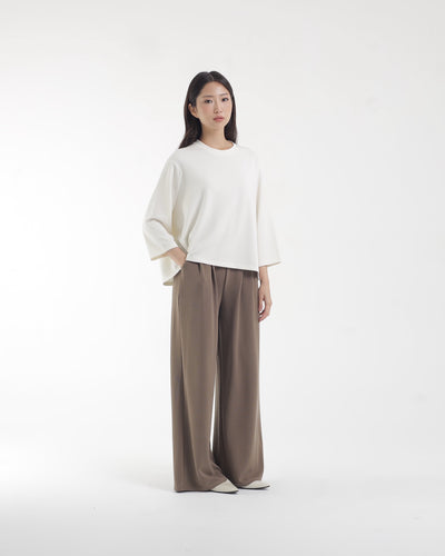 Taupe Ultrasoft Bamboo Flowy Pants