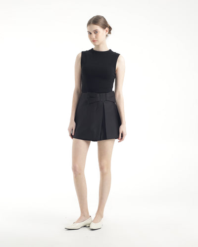 Black Bow Skorts