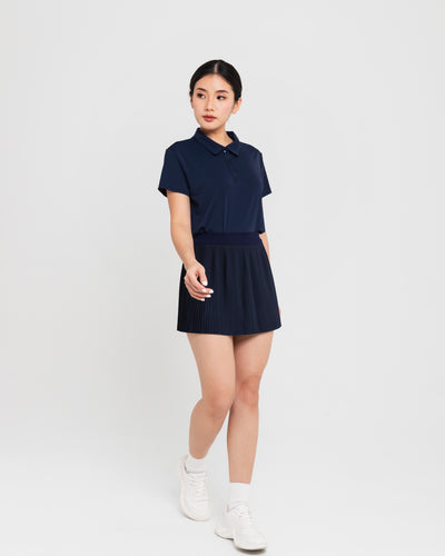 Navy Lite Polo Top