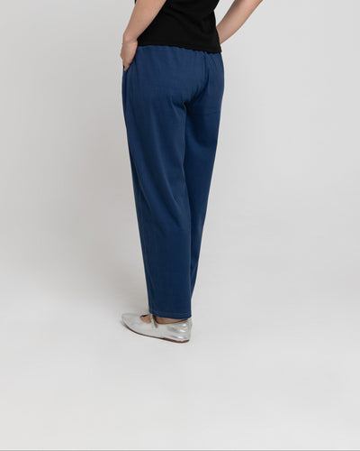 Dark Blue Relaxed Bamboo Jeans