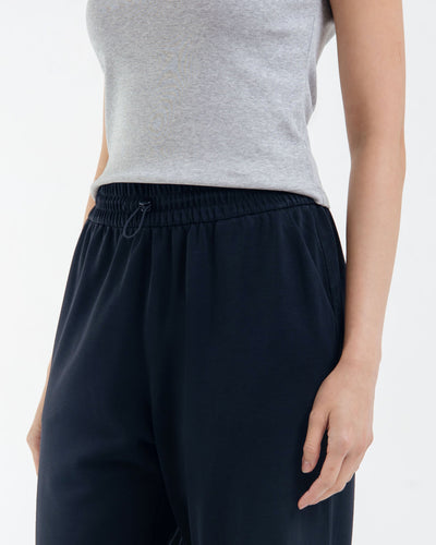 Navy Ultrasoft Bamboo Capri Pants