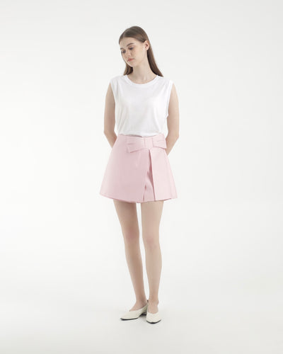 Blush Bow Skorts