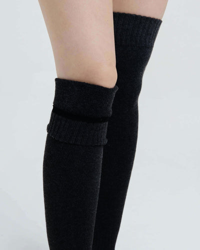 Black Long Winter Socks