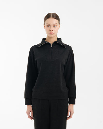 Black Soft Fleece Leisure Set