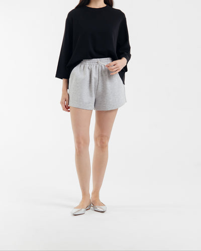 Grey Bamboo Lyocell Leisure Shorts