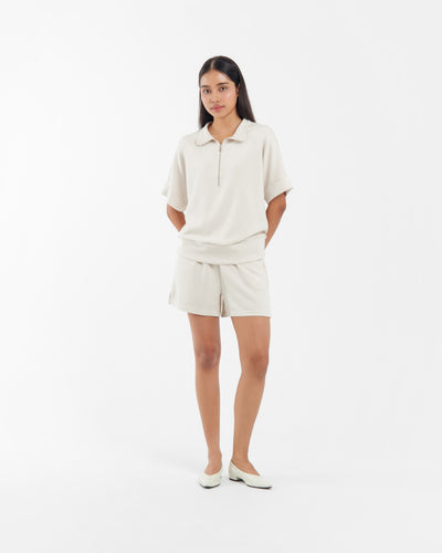 Cream Bamboo Lyocell Day Out Set