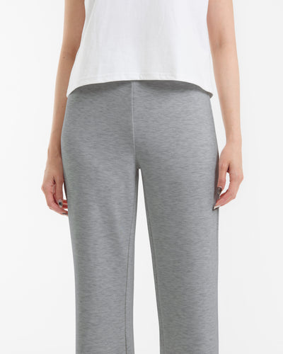 Heather Grey Ultrasoft Bamboo Essential Flare Pants
