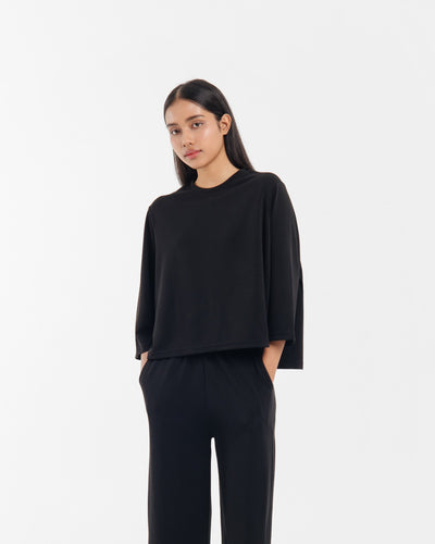 Black Ultrasoft Bamboo Top