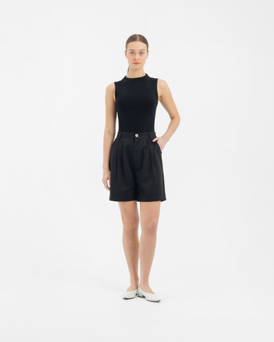 Black Capri Shorts