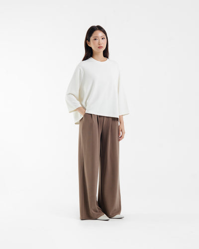 Taupe Ultrasoft Bamboo Palazzo Pants