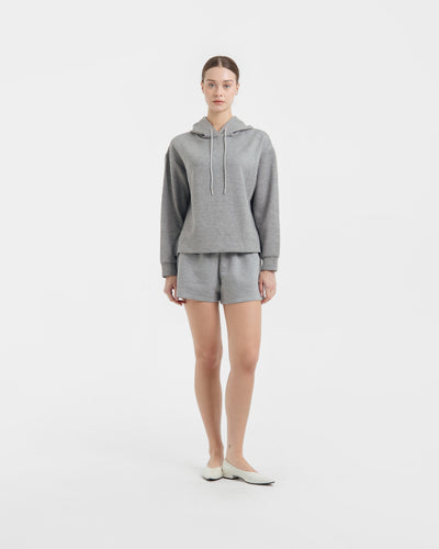 Grey Bamboo Lyocell Leisure Shorts