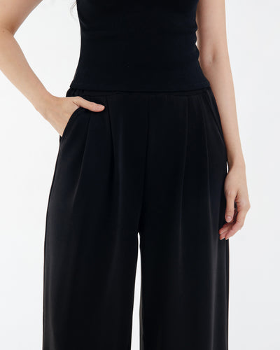 Black Ultrasoft Bamboo Flow Pants