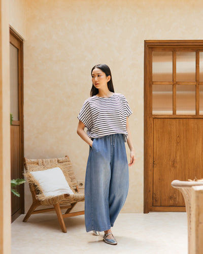 Stripes Relaxed Bamboo Top