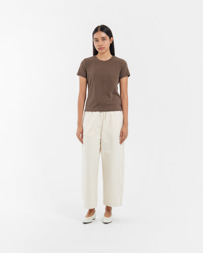 Brown Bamboo Cotton T-Shirt