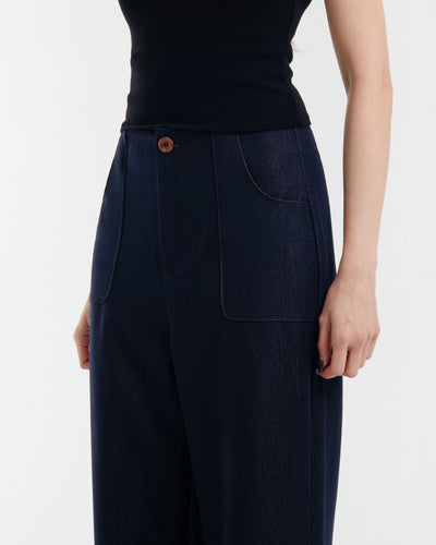 Midnight Bamboo Denim Cullotes