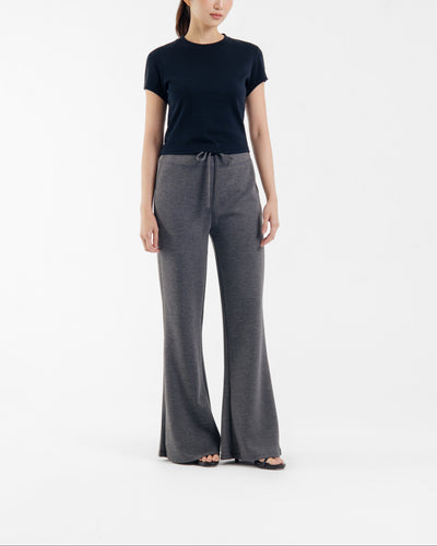 Dark Grey Ultrasoft Bamboo Flare Pants