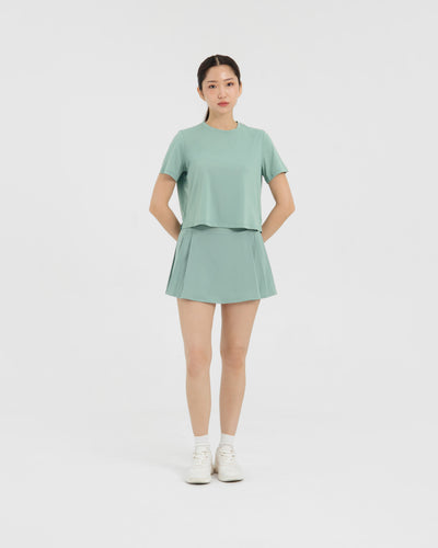Green Breeze Bamboo Short Sleeve Top