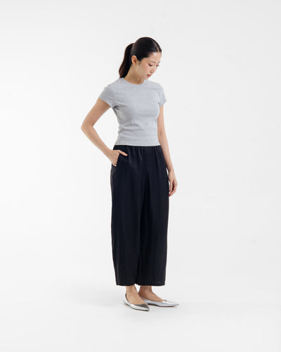 Black Boa Pants