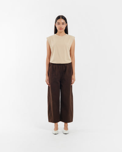 Brown Daily Barrel Jeans