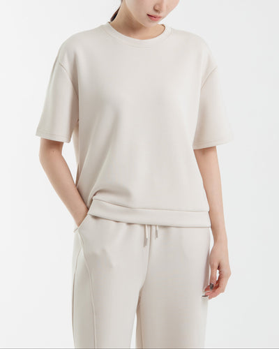 Cream Bamboo Lyocell Bae Set