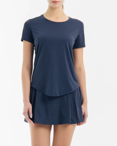 Navy Breeze Bamboo Long Top