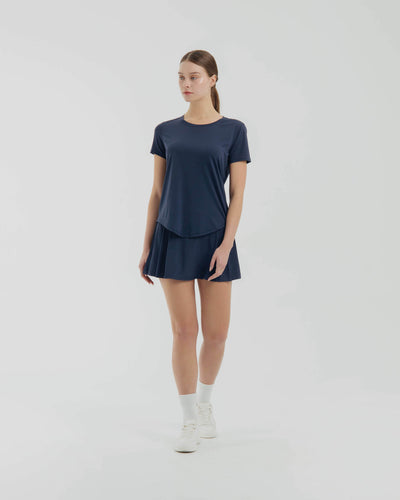 Navy Breeze Bamboo Long Top
