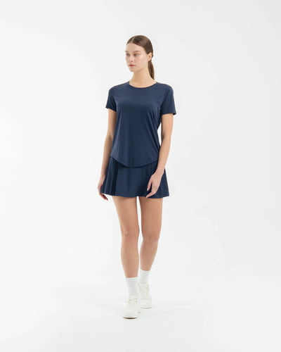 Navy Breeze Bamboo Long Top