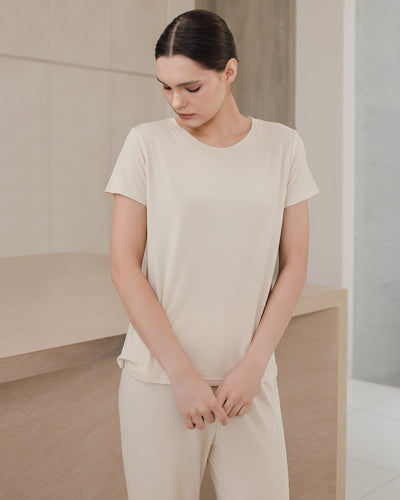 Beige Airy Bamboo Relax Set