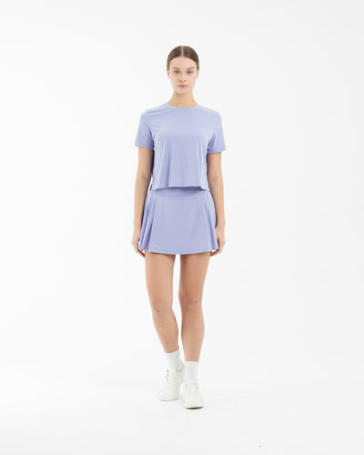 Periwinkle Breeze Bamboo Short Sleeve Top