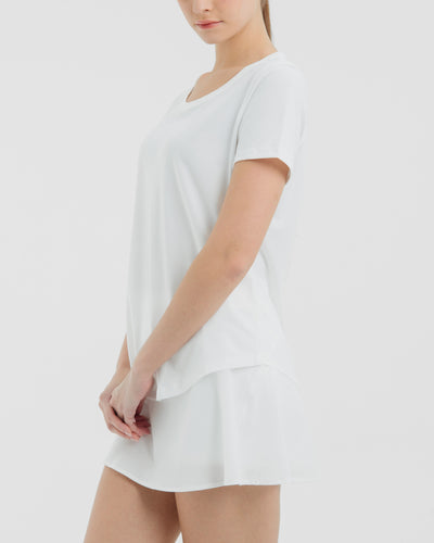 White Breeze Bamboo Long Top