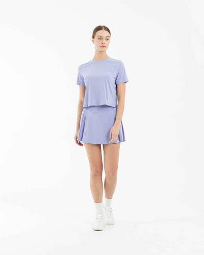 Periwinkle Breeze Bamboo Short Sleeve Top