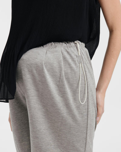 Grey Bamboo Lyocell Maternity Shorts