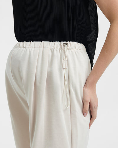 Cream Bamboo Lyocell Maternity Shorts