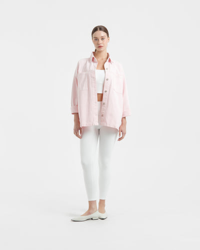 Blush Pocket Denim Jacket