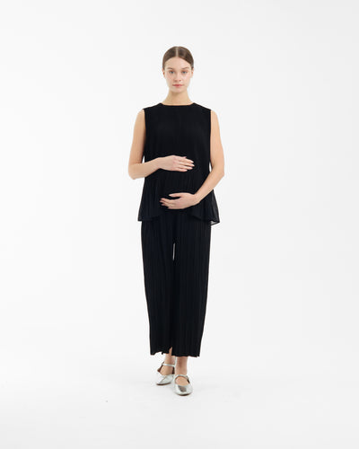 Pleated Maternity Pants