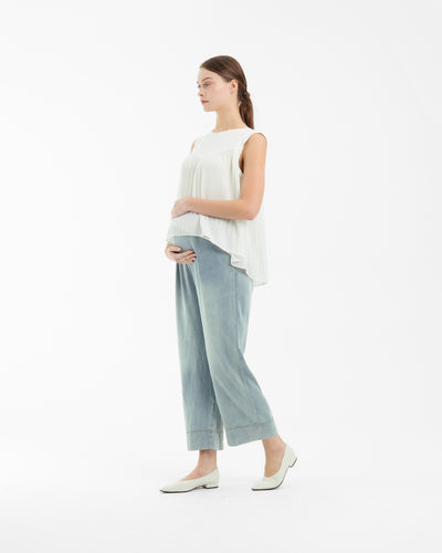 Light Blue Daily Ultrasoft Bamboo Maternity Jeans