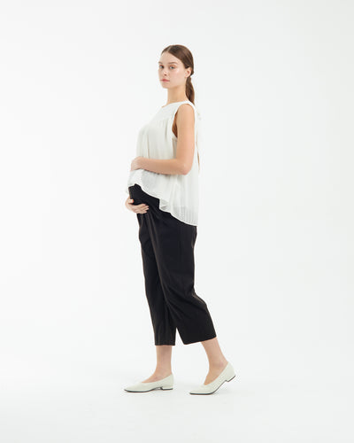 Black Capri Maternity Pants