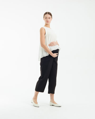 Black Capri Maternity Pants